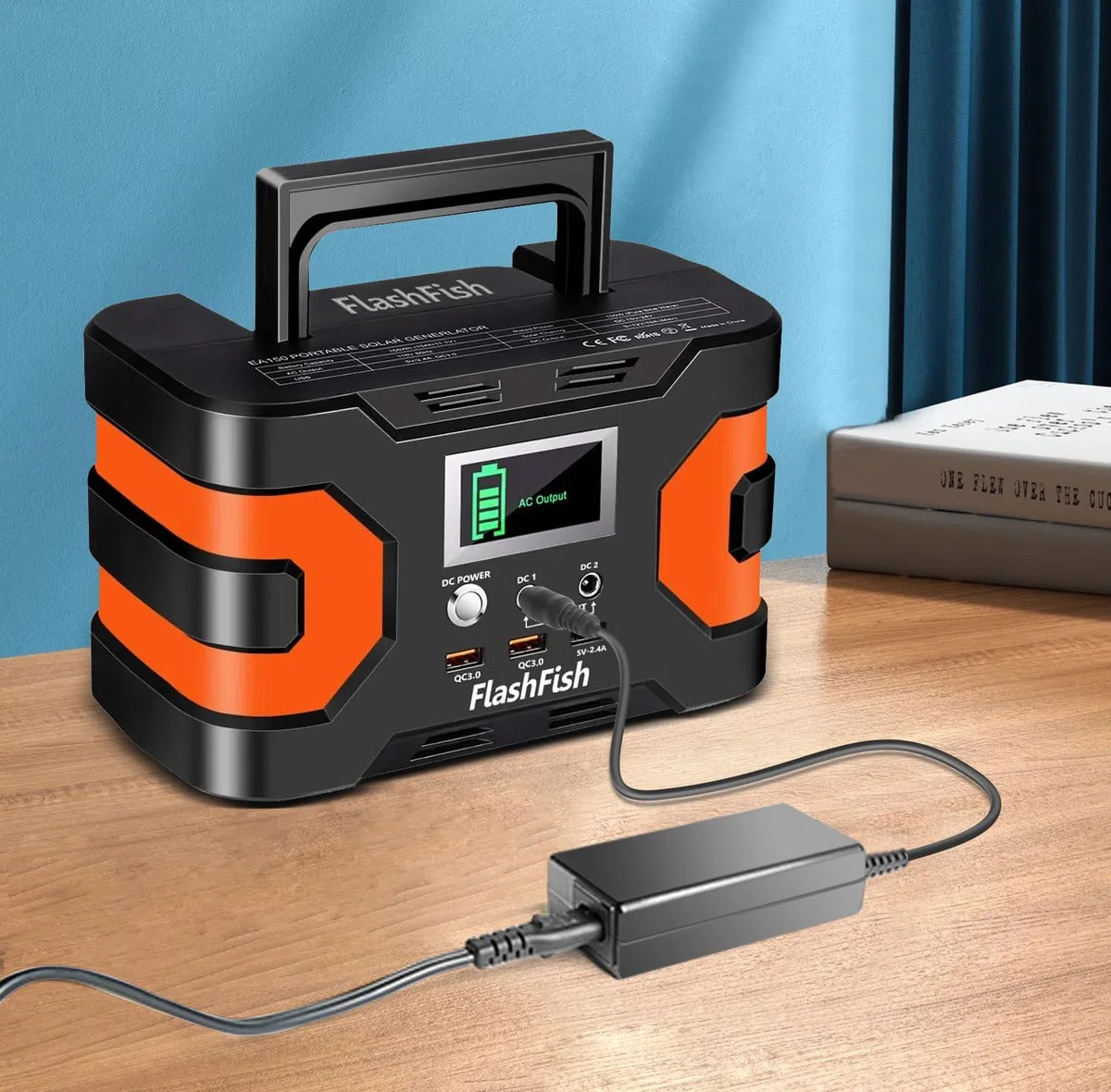 TAIFU DC 15V 4A Alimentatore Caricatore per FF FlashFish 500W 200W 150W G300 E200 EA200 EA150 Stazione di Cavo Alimentazione Portatile Powerstation Generatore Solare Caricabatterie