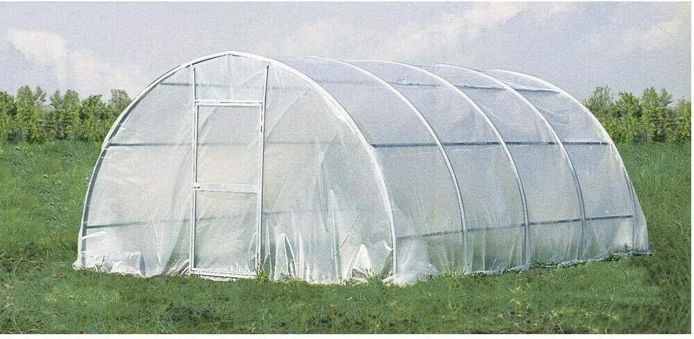 Telo per serra MT 8X8 Telone professionale in polietilene additivata 3 strati LONG LIFE trasparente UV5 nylon cellophane plastica Spes 0,20 Peso 190 gr/mq robusto super resistente MADE IN ITALY