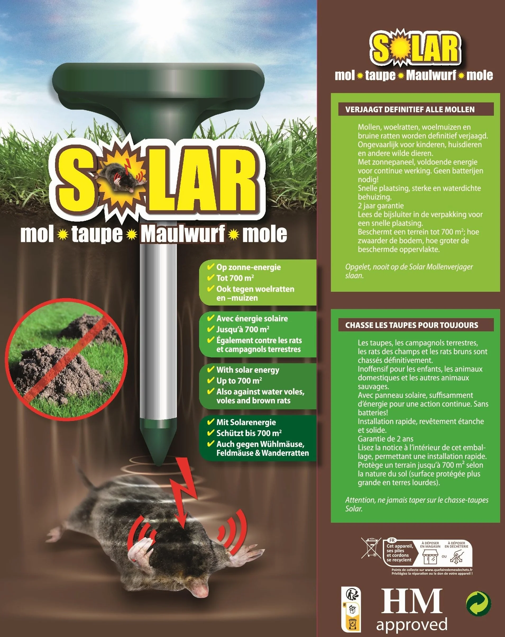 BSI Solar Talpa Repellente