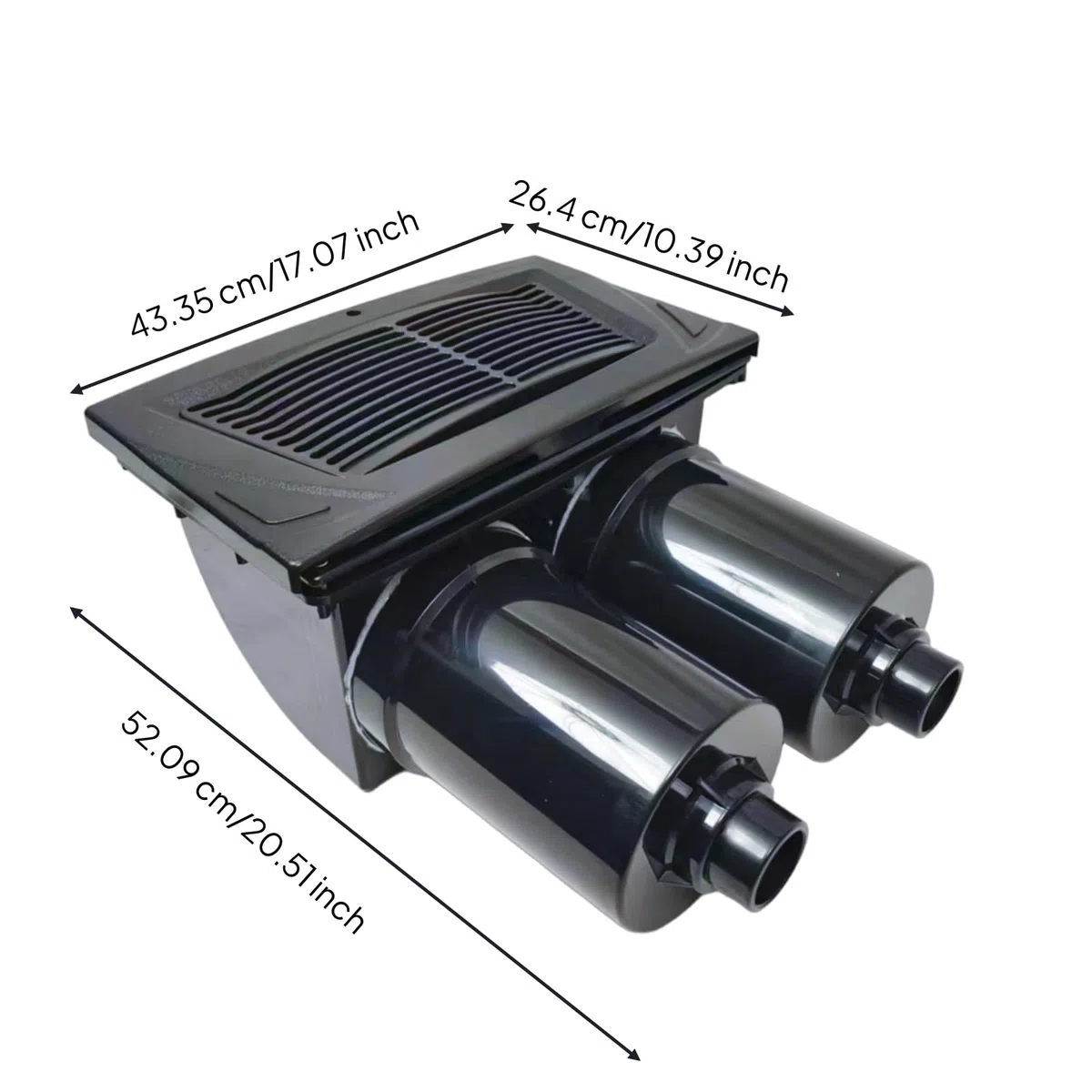 Gralara Cartuccia Filtrante Lavabile Rigido Cartuccia Filtrante Filtro in Schiuma Piscina per Spa, Doppio Filtro