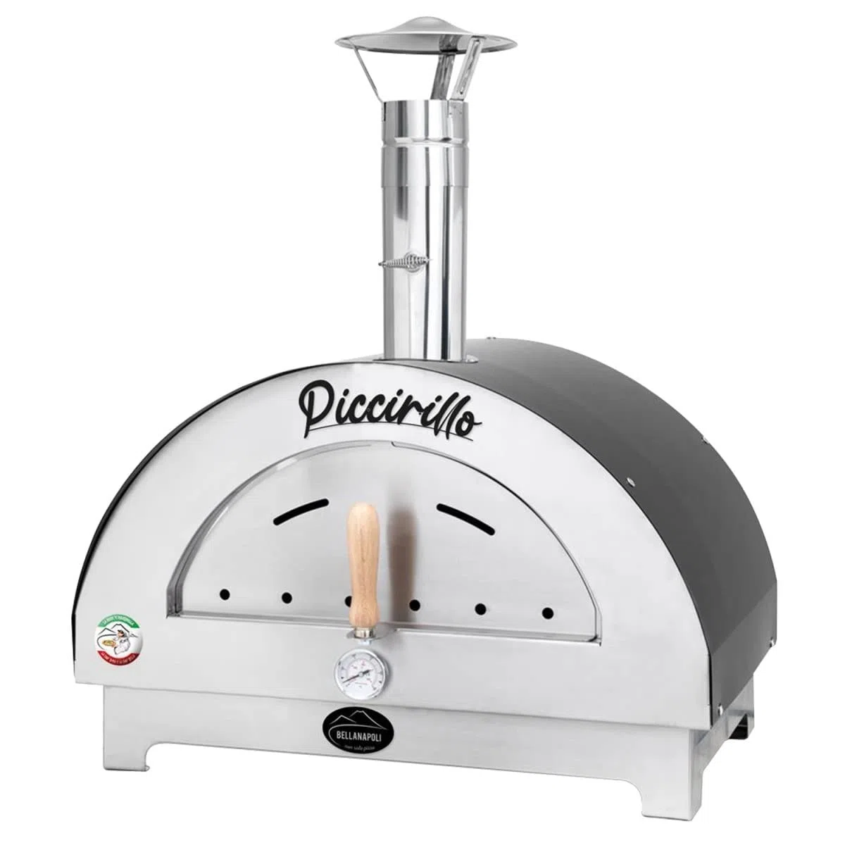 BELLANAPOLI - Forno a legna professionale Piccirillo Forno per pizza 70 x 70 x 40 cm