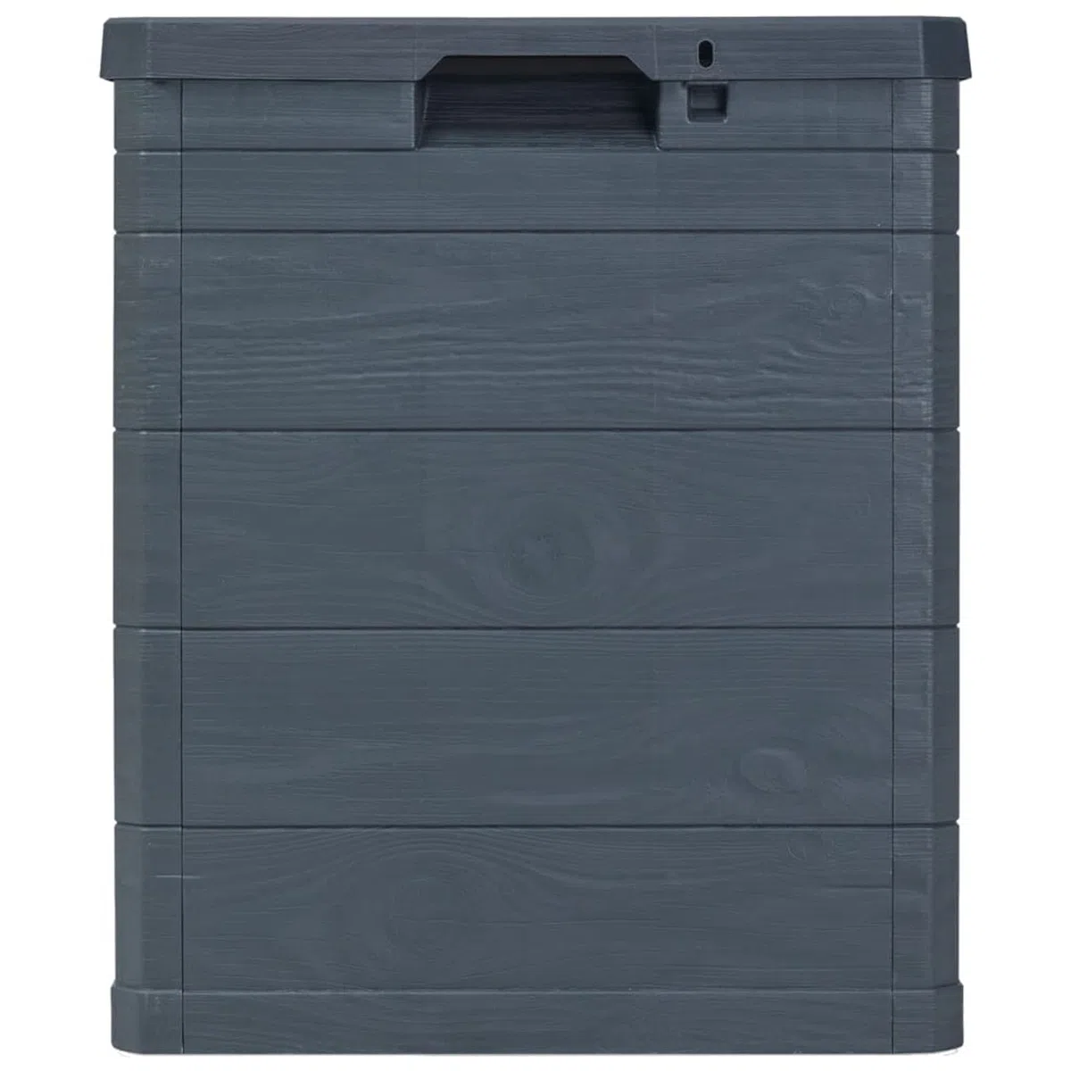 ARKEM Baule da Giardino Effetto Legno Organizer Box Giocattoli Multibox Impermeabile Esterni,Baule da Giardino 90 L Antracite