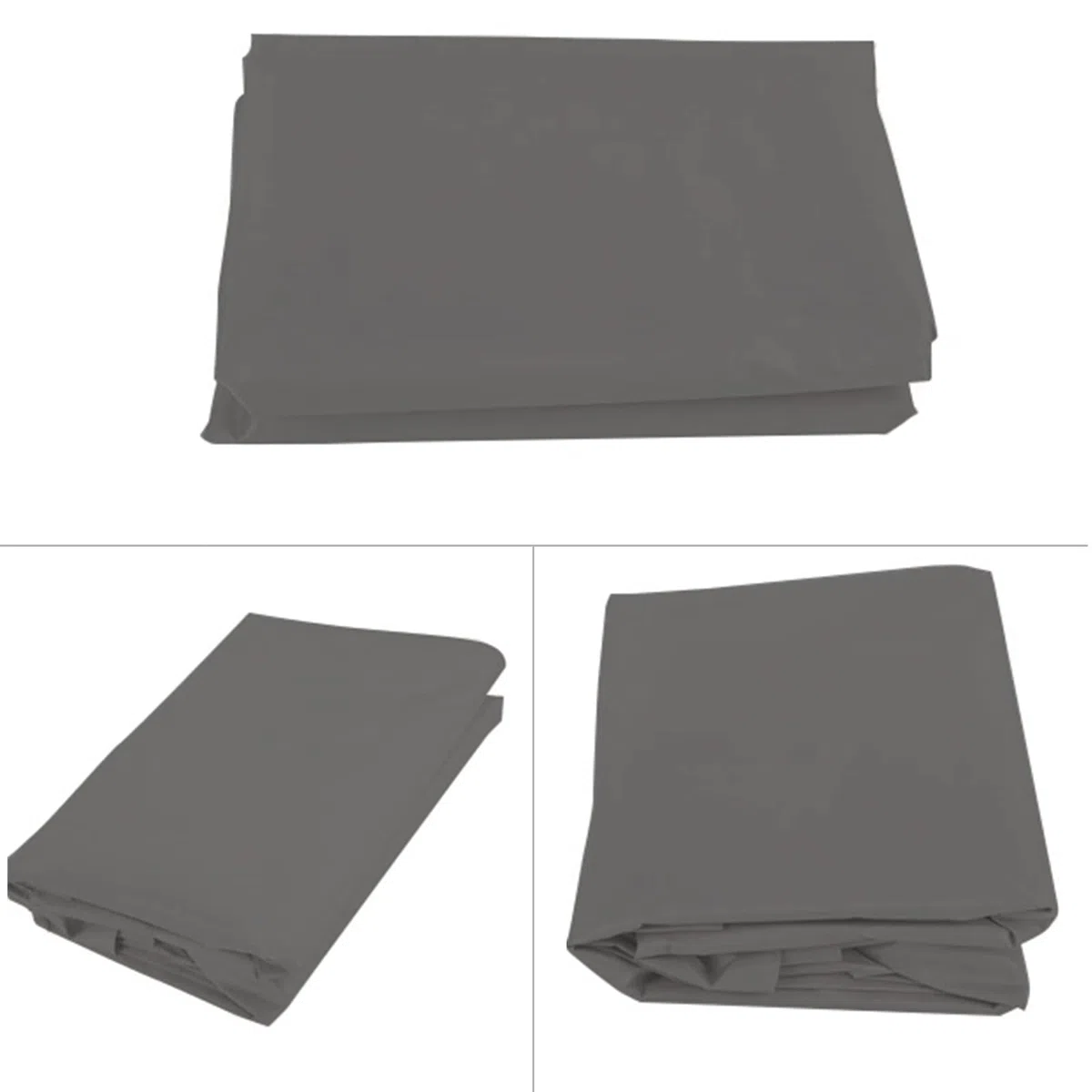 Copertura di ricambio per dondolo da giardino, in tessuto Oxford 600D, resistente e 600D, per dondolo da esterno, universale, 138x48x48 cm, colore: grigio