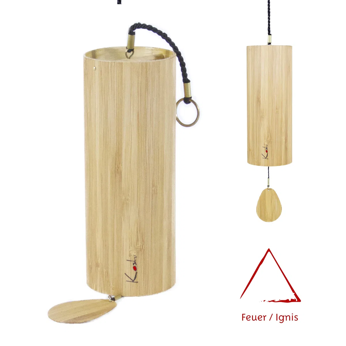 Surdefens - Campana del Vento, Koshi Ignis, Rame, Classico, Musica, Originale pentatonic Wind Chime from France