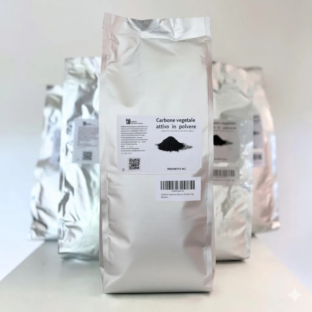 Carbone Vegetale Attivo in Polvere 1kg