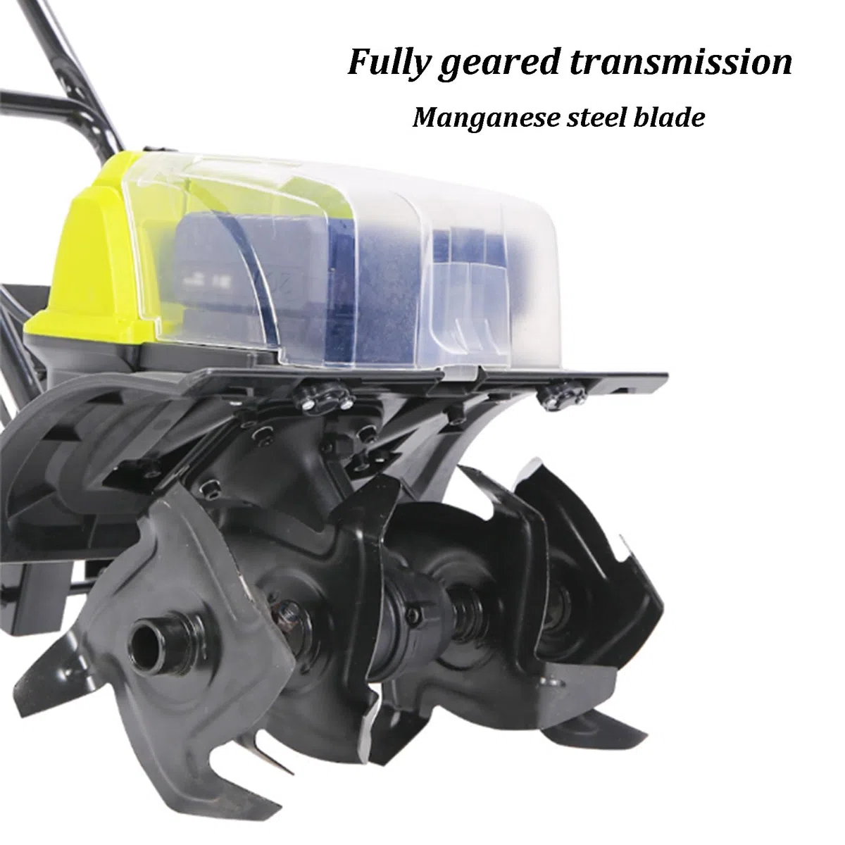 Motocoltivatore Elettrico Senza Fili, Motocoltivatore da Giardino, Batteria A Lunga Durata, Motore Brushless, Potente Coltivatore del Terreno per Prato, Frutteto E Orto