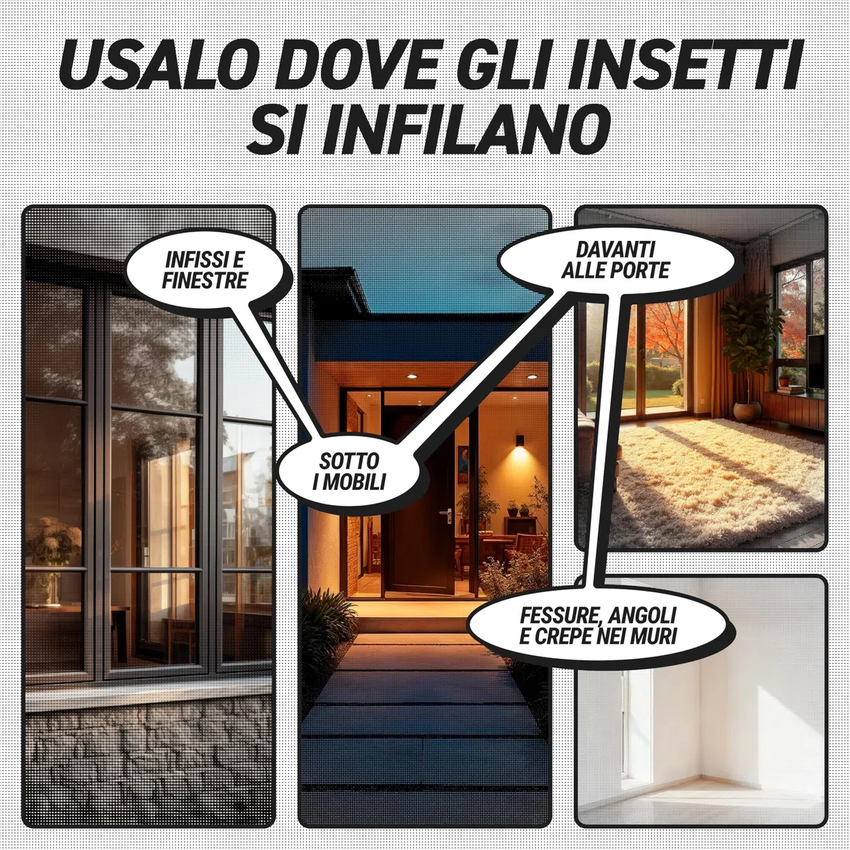RepellShield Spray Naturale Contro Insetti Striscianti e Volanti – 500ml – Allontana Formiche e Scarafaggi – Sicuro per Animali – Uso Domestico e Professionale (Insetti Striscianti)