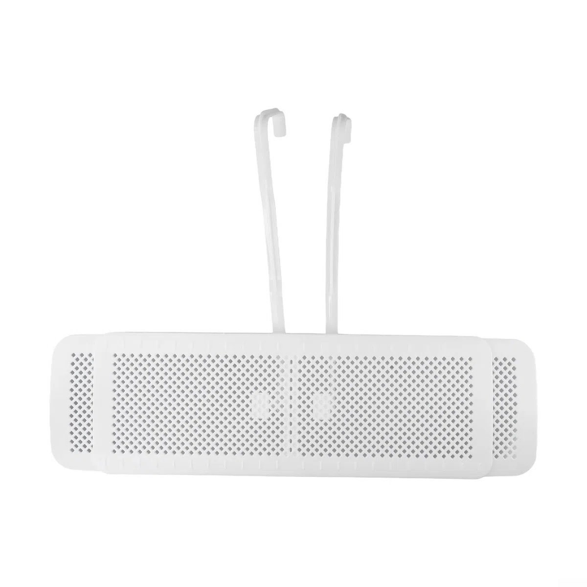Deflettore per condizionatore d'aria, deflettore retrattile da parete, guida anti soffiaggio diretto per raffreddamento domestico, regolabile 56-90 cm, bianco (filtro in cotone)