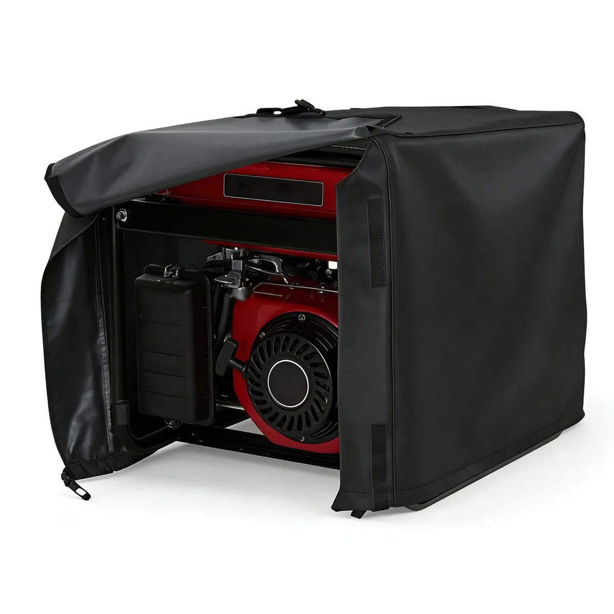 Copertura del generatore, copertura della tenda del generatore addensato durante la corsa Copertura del generatore portatile universale compatibile per esterni 35 x 26 x 28 pollici(Nero)