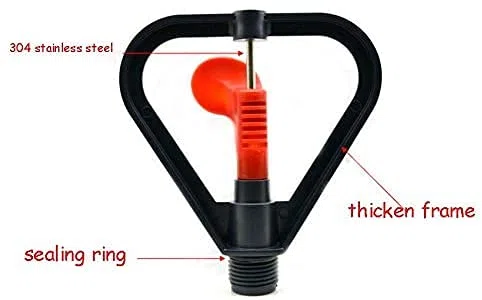 Irrigatori da Giardino Automatico Butteryfly Rain Shape Water Sprinkler Head 360° Rotary Irrigazione del Prato Yard Garden Watering Tools Famiglia 5 Pezzi 802