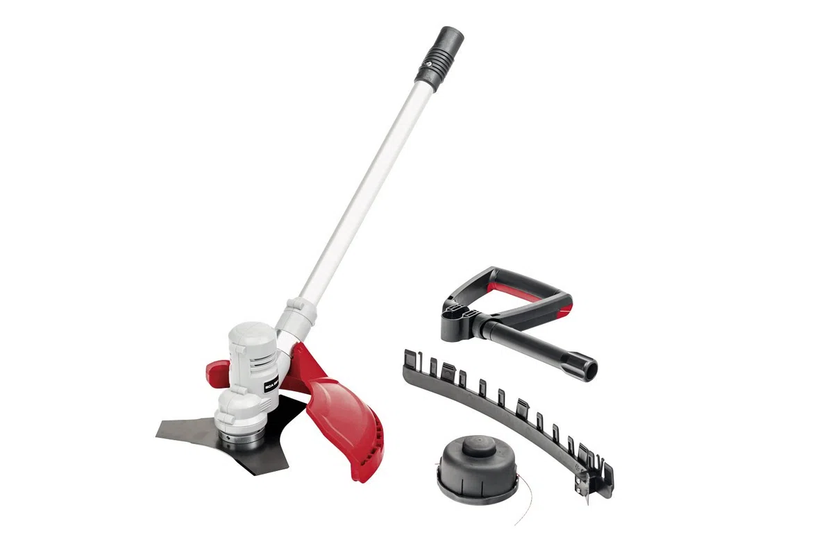 AL-KO - Decespugliatore asta dritta a batteria - 40V max. /5,0Ah, taglio lama 23cm,filo 30cm. Batteria non inclusa. Necessario MT 40 Li.