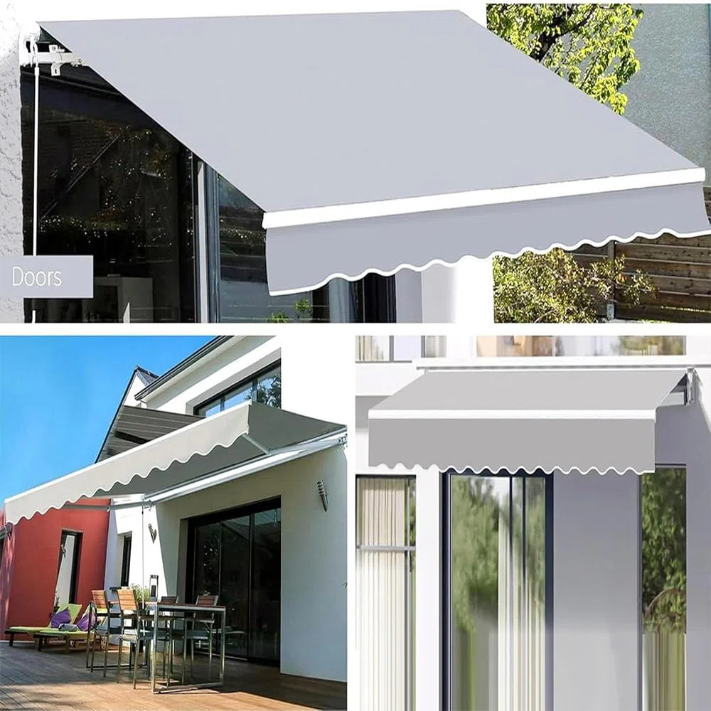 Esterno Tessuto per Tende da Sole Retrattile Tessuto di Ricambio per Tenda da Sole da Giardino, Terrazzo Telo per Tenda da Sole Impermeabile(Beige,8x6.5ft/250x200cm)
