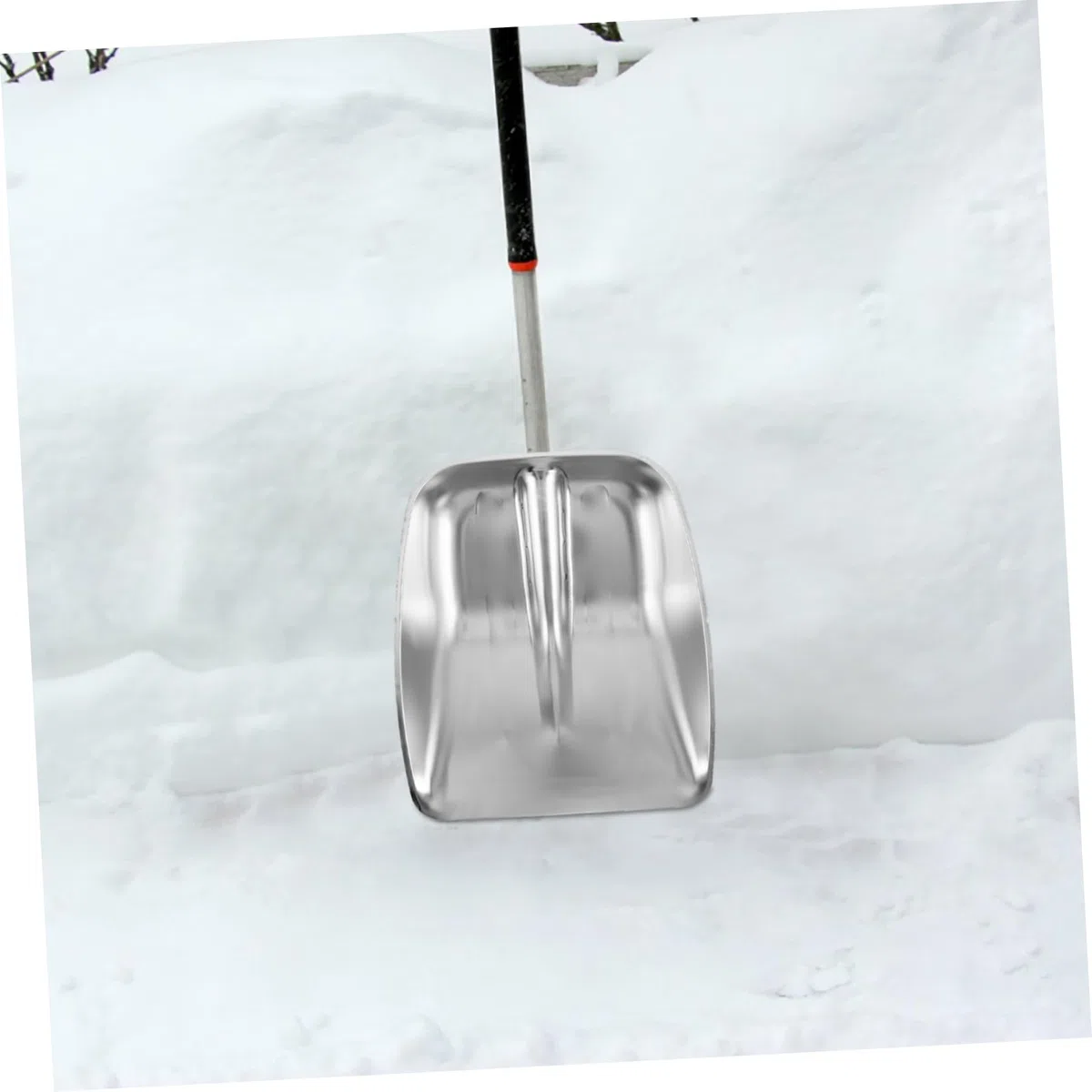 Testa Pala da Neve in Acciaio Inox Rinforzata Argento | Ricambio per Rimozione Neve, Uso Agricolo per Mangime e Cereali, Design Ergonomico Multifunzione