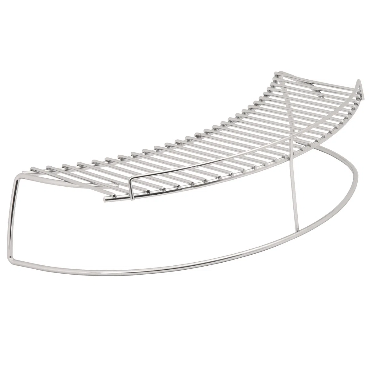 BBQ-Toro Griglia di riscaldamento Tonda in acciaio inox | 45 x 14 x 10 cm | Adatta per barbecue tondi di Ø 57 cm | Griglia per il 2. Livello | Universal Warming Rack | Universal Warming Rack