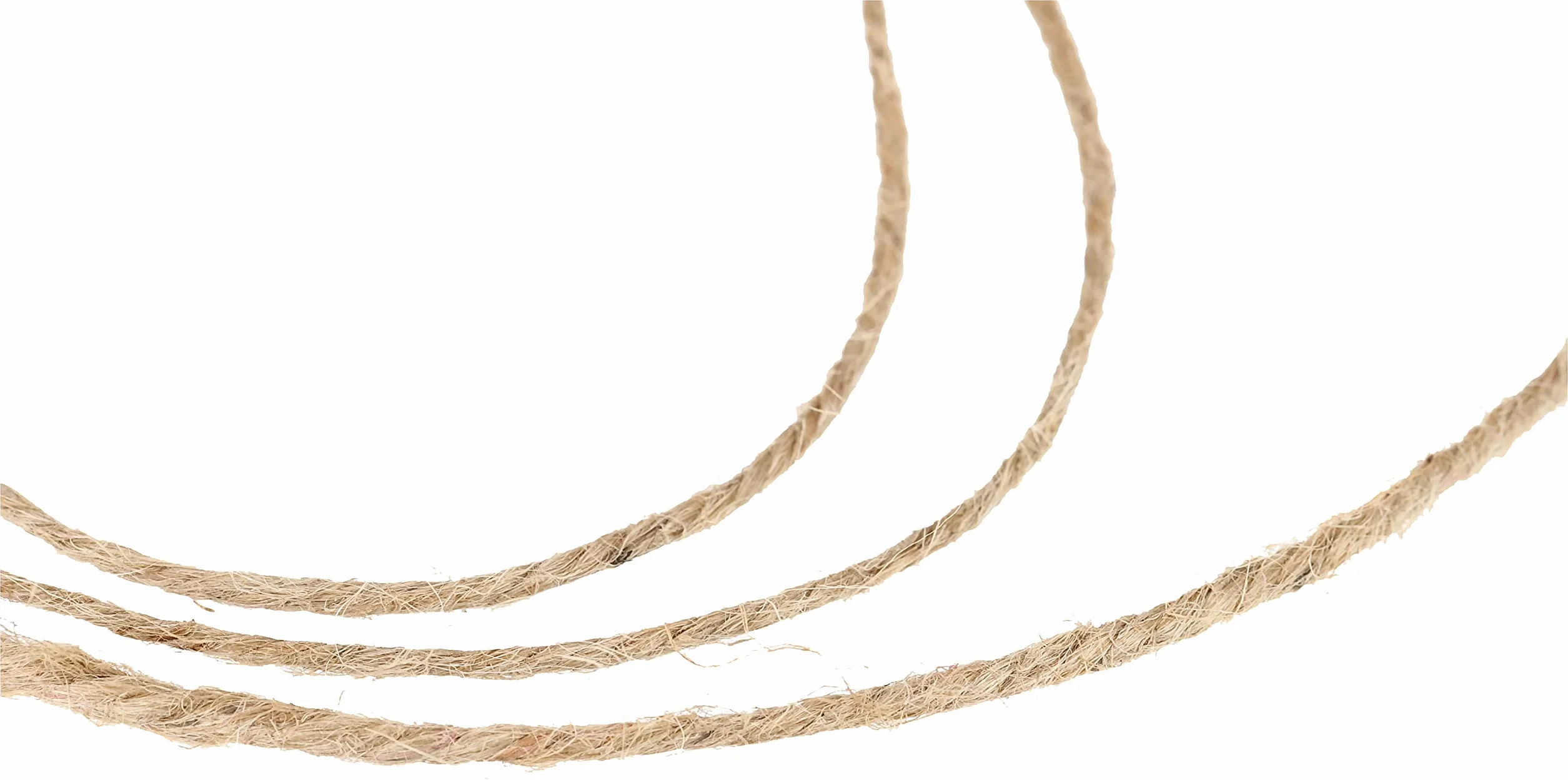 Rayher 4200331 Cordone Iuta, 3-x 3.5 mm ø, Rocchetto 280 m, Cordoncino Decoro per Lavori Creativi, Marrone (Naturale)