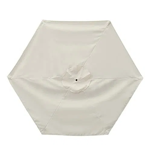 Earnmore Giardino Ombrellone Sostituzione Copertura (2m/3m, 6/8 Braccia) | Telo di Ricambio con Protezione Solare per Piscina, Terrazza, Esterni