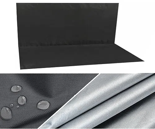 Copertura di ricambio per dondolo resistente e impermeabile, in tessuto Oxford 600D, per sedia a dondolo a 2/3 posti, per veranda, veranda, giardino, protezione da giardino, colore grigio (148 x 49,8