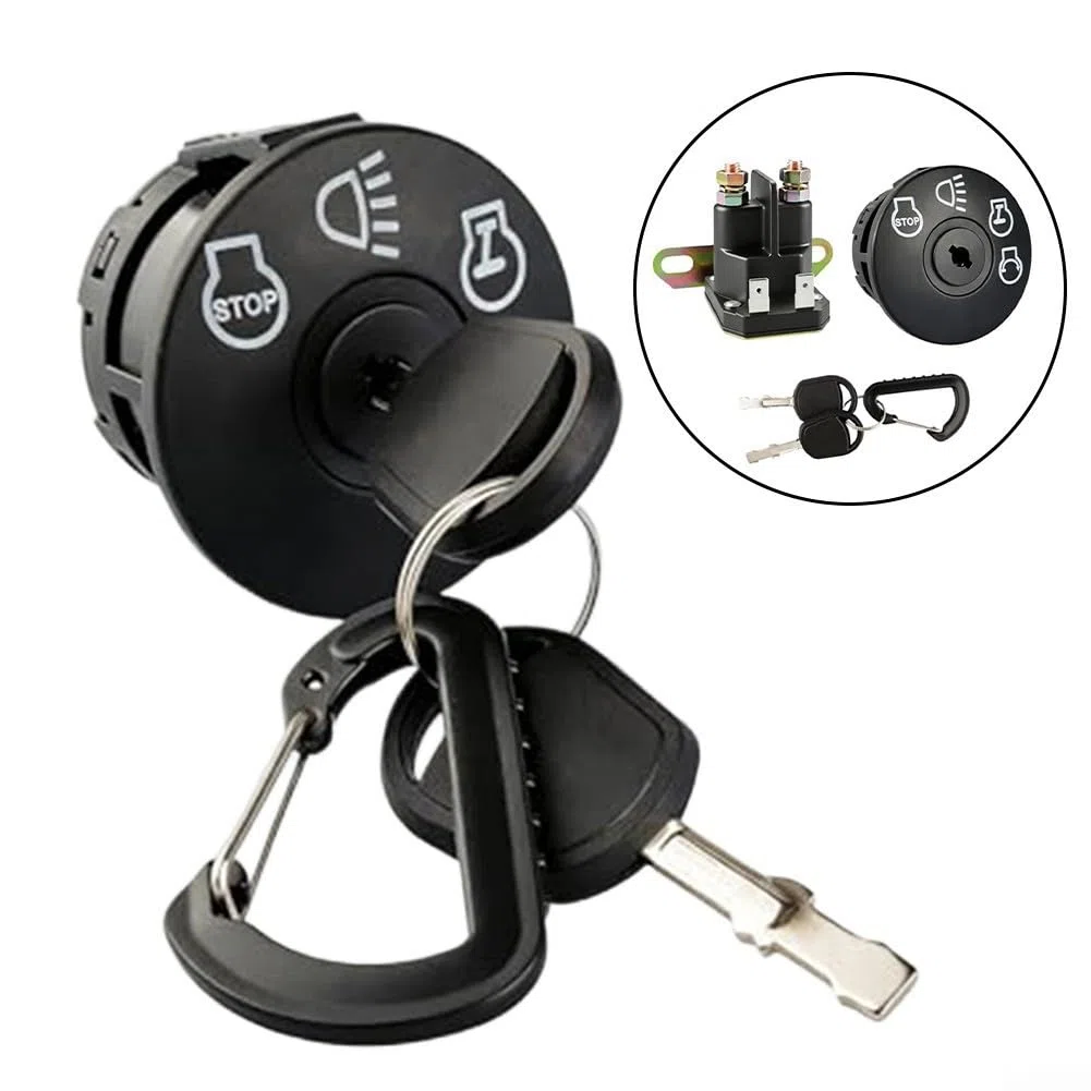 Kit interruttore di accensione e solenoide di avviamento per tosaerba per L100 L105 L108 AM138068 725-04439 725-1741 interruttore magnetico 12V