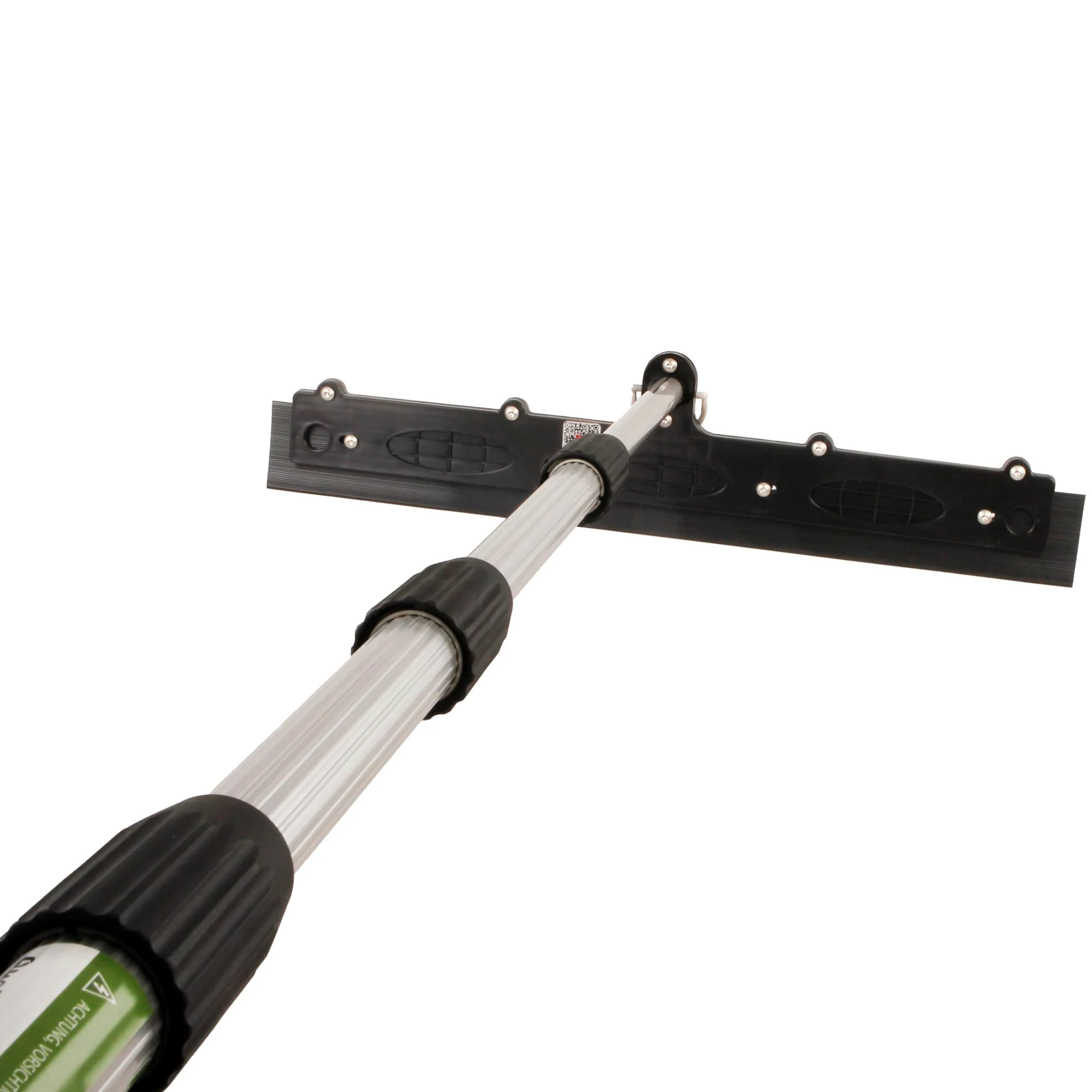 Asta Telescopica 6 m con Pala da Neve per Fotovoltaico | Set professionale per rimozione neve da pannelli solari e verande, tubo in alluminio rinforzato da 1.4 mm extra stabile