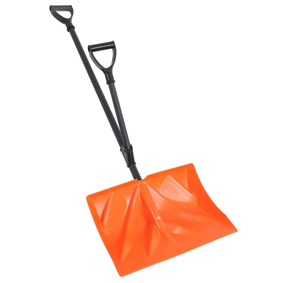 Pala da Neve, Pala per Rimozione Neve in Metallo Ad Alta Resistenza, Pala per Cereali Portatile con Manico Antiscivolo per Giardino Esterno, Campeggio