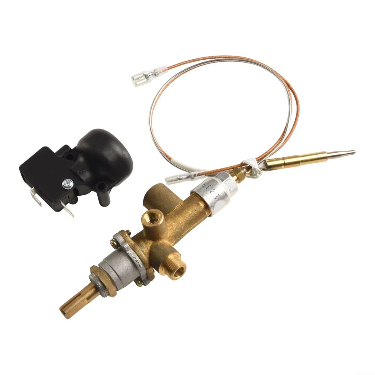 Kit di riparazione a gas per riscaldatori da patio, sonda a termocoppia e dispositivo di protezione contro la fiamma, per riscaldatori a propano da tavolo a cupola, riscaldatori da terra