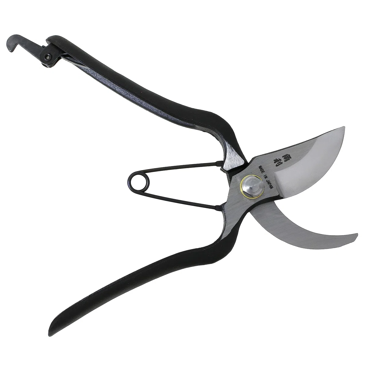 KAKURI Forbici da potatura giapponesi per giardinaggio resistenti, 20,3 cm, realizzate in Giappone, potatori professionali da giardino con guaina in pelle, forgiato a mano, acciaio al carbonio