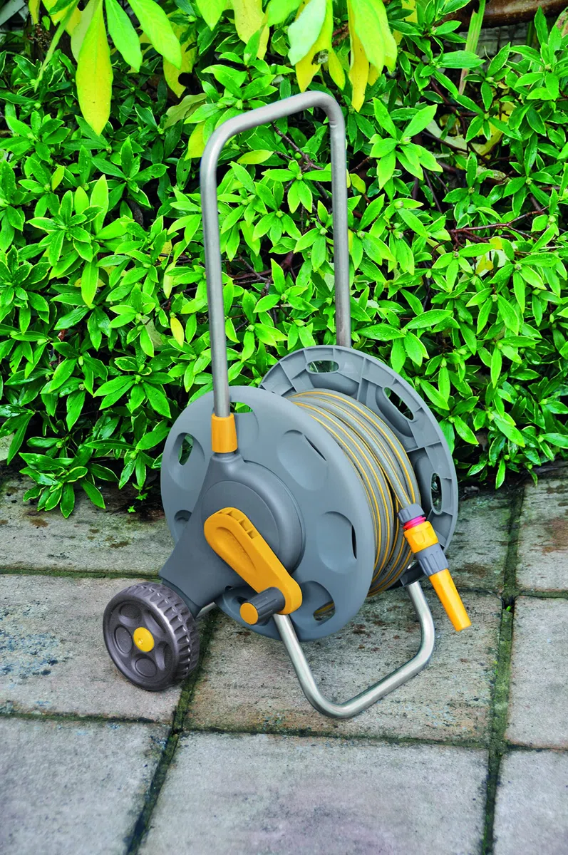 Hozelock Carrello Avvolgitubo, 20 m, colore: arancione