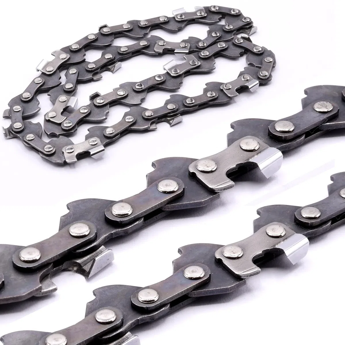 2 catene di ricambio per motosega a mezza scalpello, 12 cm, 28 TG, compatibili con Kress KG343E.9 con una sola mano KA2632