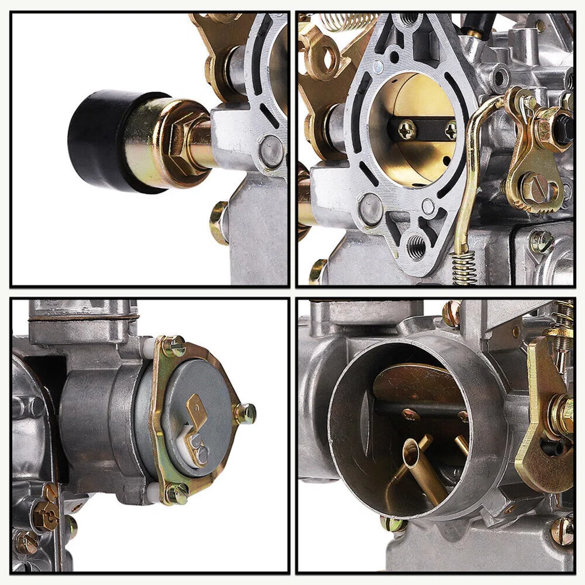 Carburatore elettrico 113129031K Carburatore Choke compatibile con VW Beetles 1971-1979 Dual Port 1600cc 12V Carburatore di ricambio 34 Pict-3 98-1289-B