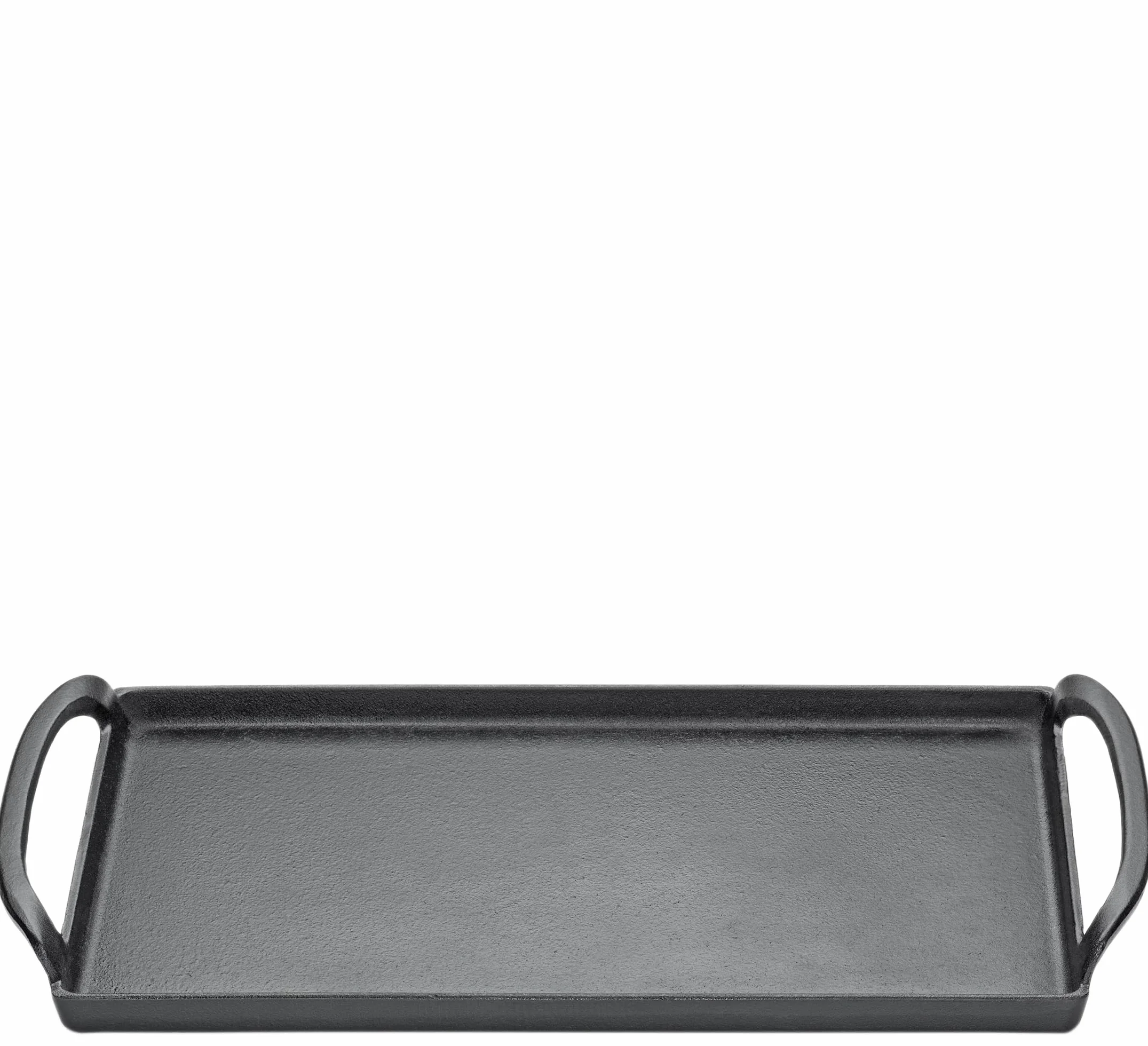KÜCHENPROFI PROVENCE - Piastra per barbecue Plancha, 38 cm, in ghisa smaltata, adatta a tutti i piani cottura, compresi quelli a induzione, multifunzionale per cuocere, grigliare e servire