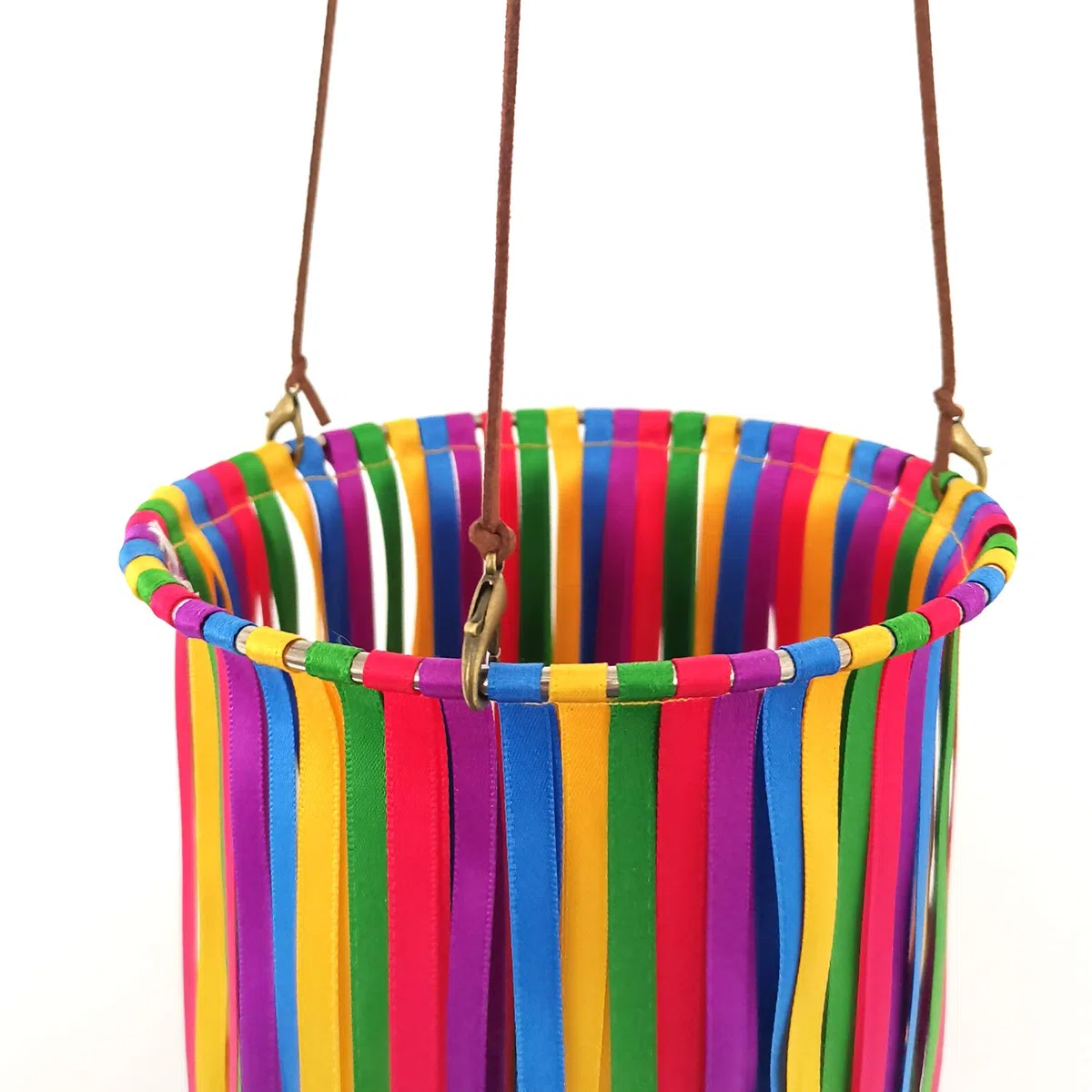 Nastro a Vento, Decorazione Esterna per Patio, Giardino, Cortile, Molo e Camper, 104 cm, WS41-01, Giallo, Verde, Viola, Blu Navy, Rosso, Trattamento Speciale per le Estremità del Nastro