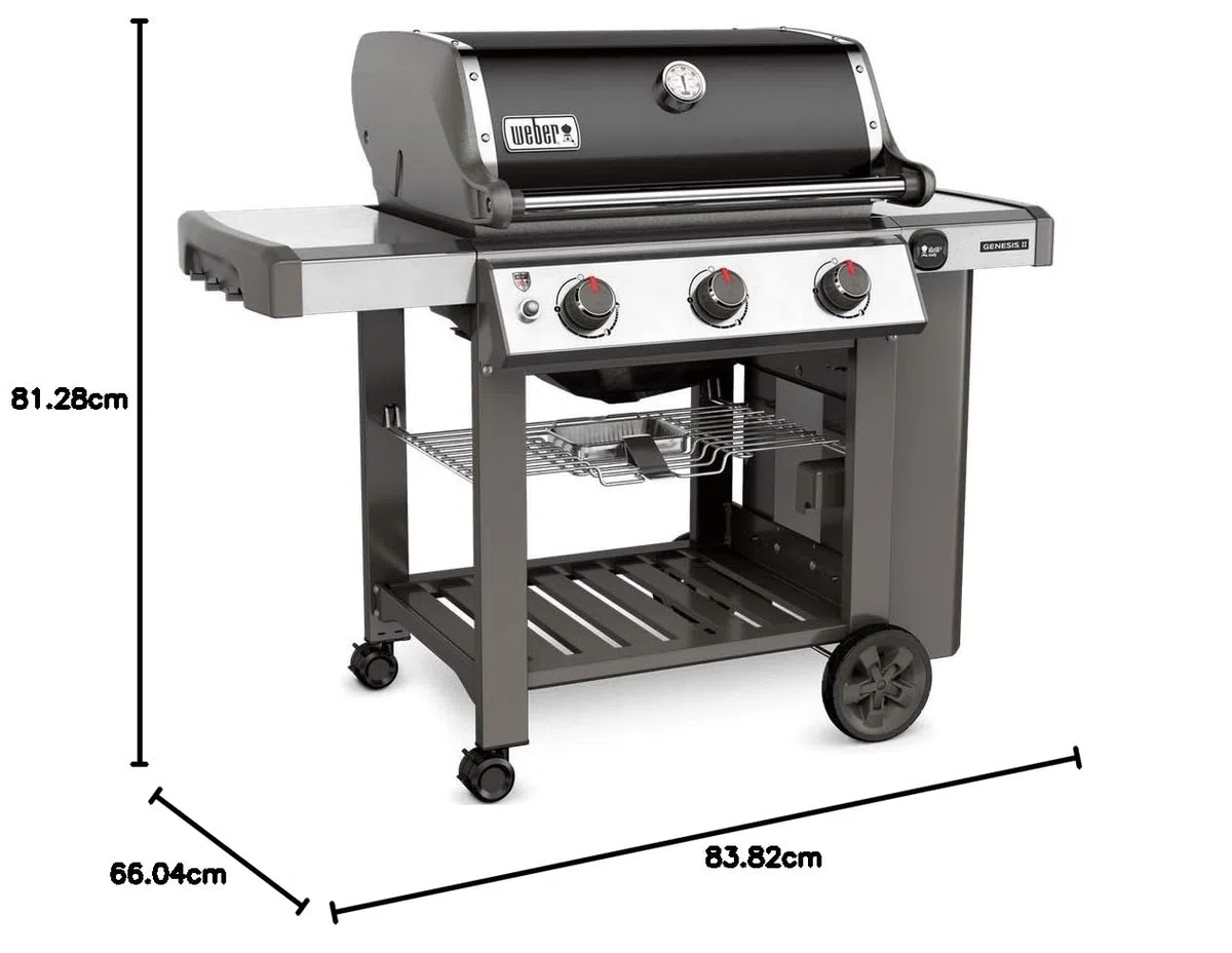 Weber Barbecue Genesis II E310 Nero Barbecue A Gas