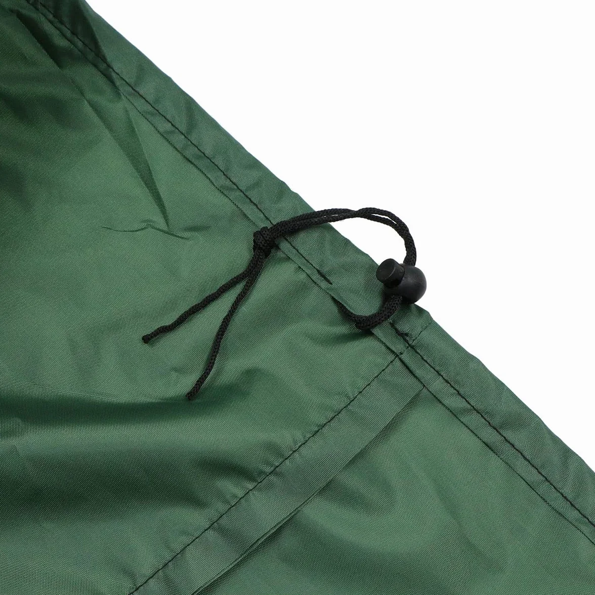 Copertura protettiva per panchina da giardino impermeabile - 2 posti antivento, resistente ai raggi UV 210D poliestere Oxford tessuto, 134 x 66 x 89cm (verde)