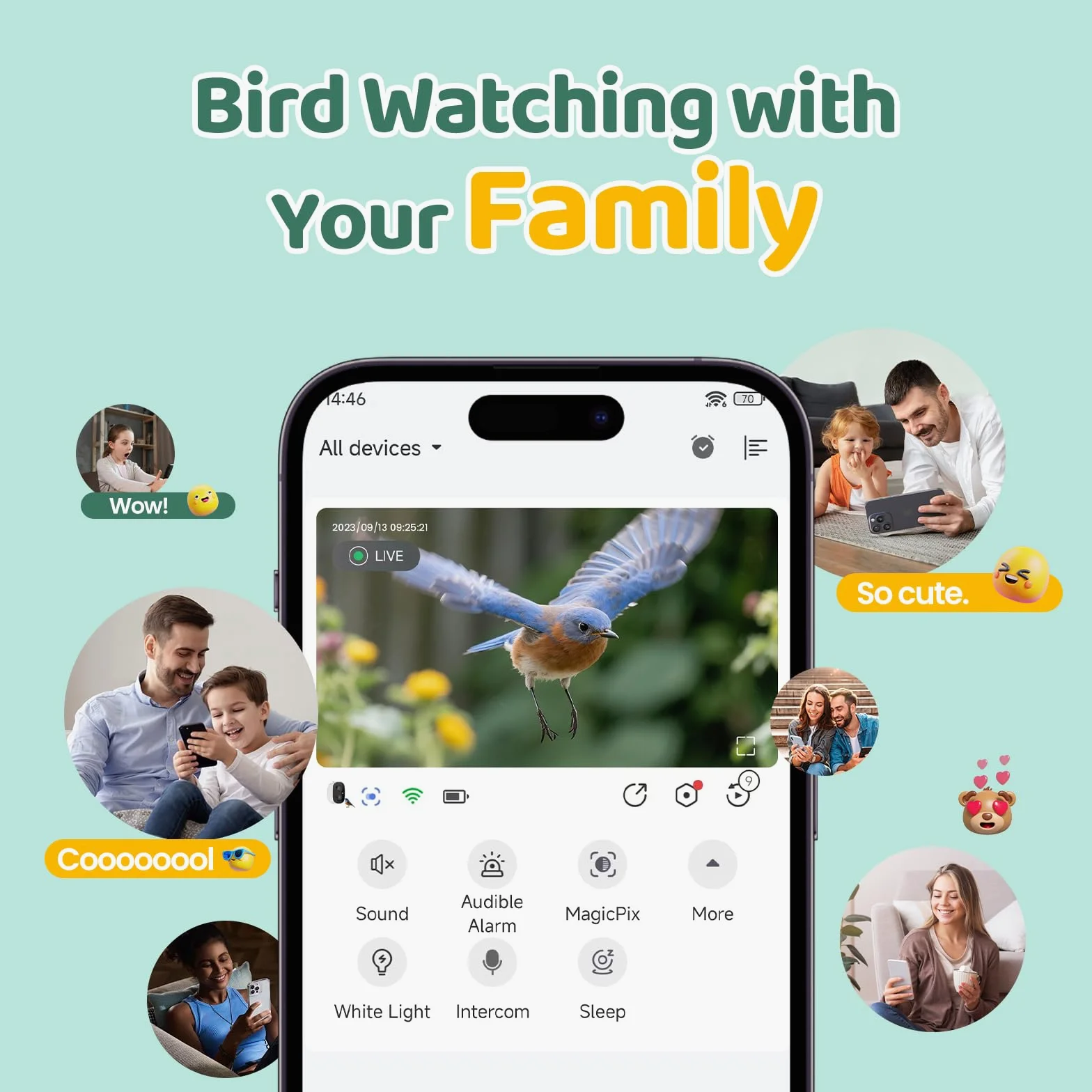 Mangiatoia per Uccellini da Esterno Telecamera Solare: 2K HD Abbeveratoio per Uccelli Videocamera - Bird Feeder Impermeabile IP66 - Riconoscimento Intelligente Volatili Mangiatoia Uccelli Selvatici