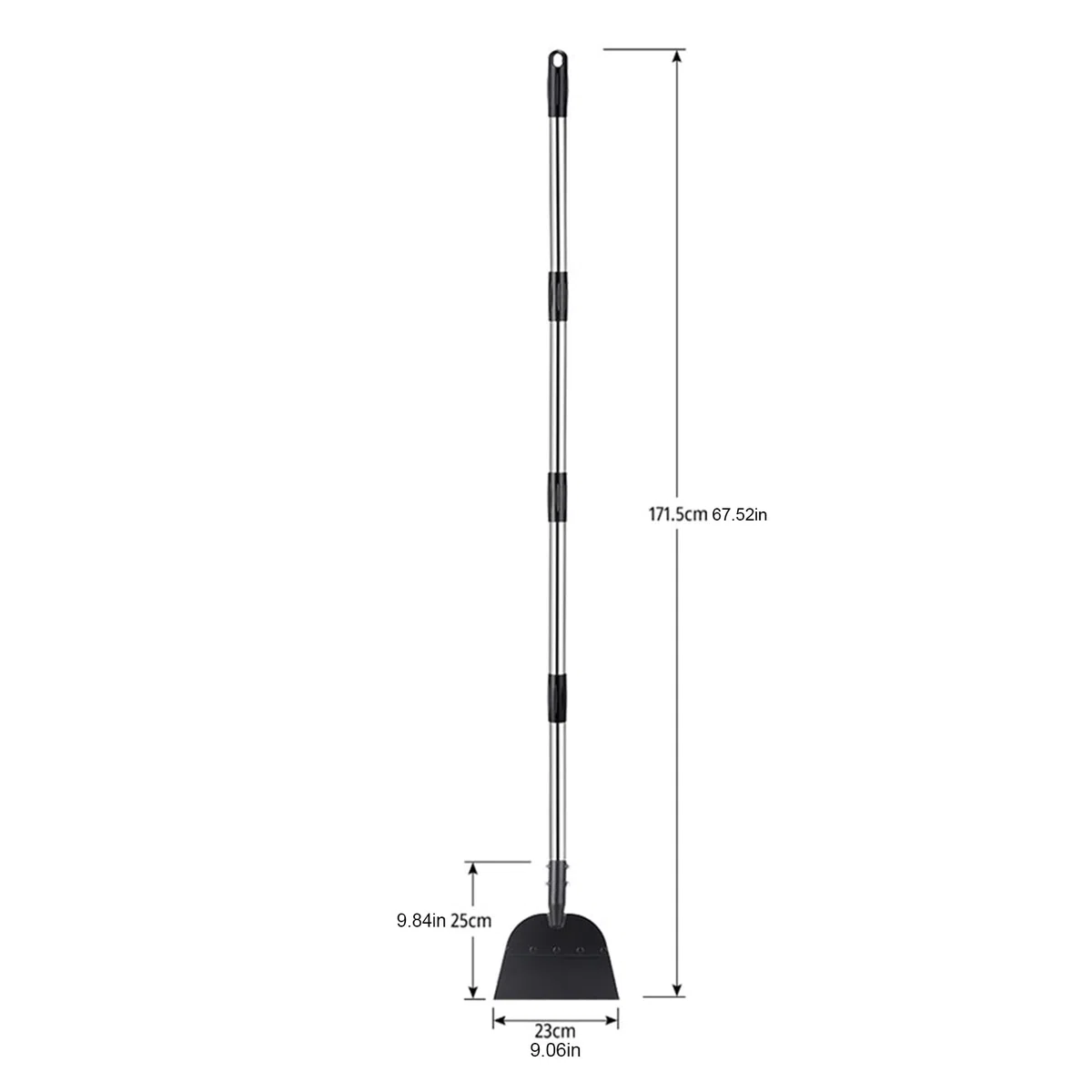 Pala da Neve Raschiatore per Rimozione Ghiaccio in Metallo Resistente | Raschiatore Neve e Ghiaccio per Cortili Cortile Posteriore Terrazza Balcone Giardinaggio Portico Patio Prato