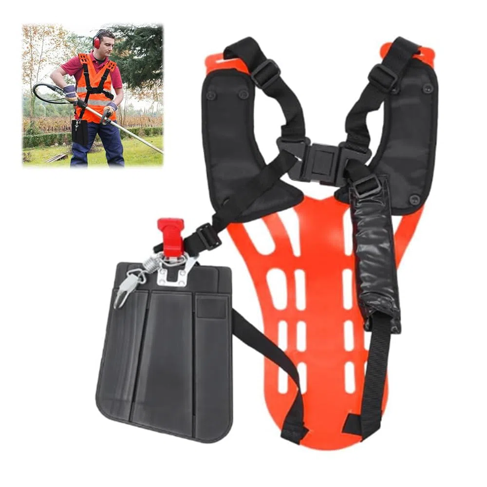 Tracolla Decespugliatore,Tracolla Regolabile per Decespugliatore,Cinghia Decespugliatore,Imbracatura Decespugliatore,Utilizzo di Morbido Materiale Plastico per Migliorare il Comfort Sulle Spalle