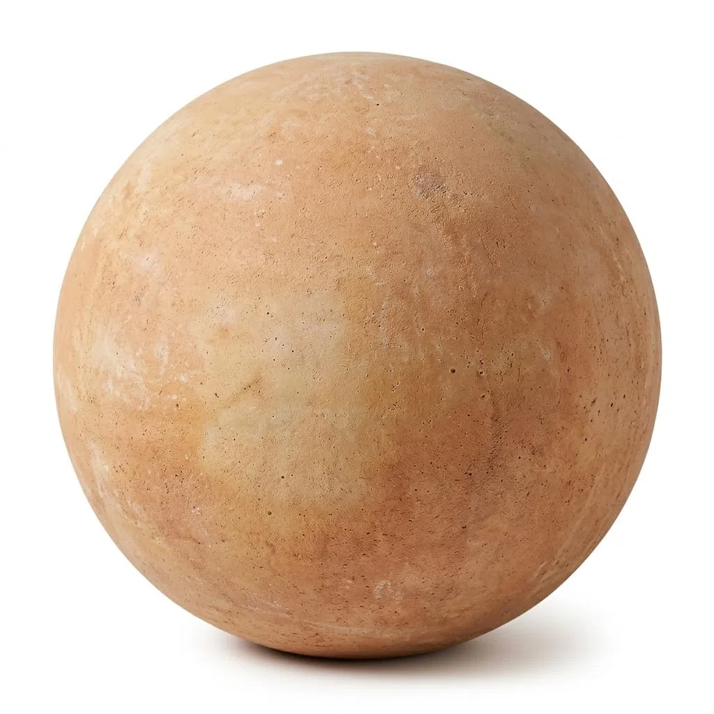 Palla decorativa palla da giardino in terracotta 30cm resistente al gelo e agli agenti atmosferici di BLUMENKÜBELXXL