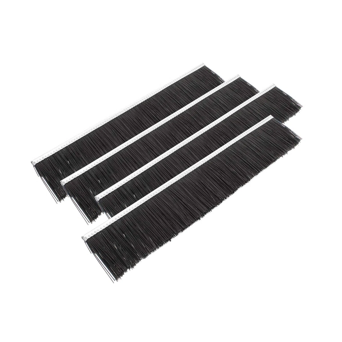 Wiltec Spazzole di ricambio 50 cm per spazzatrice da prato da 95 cm 4 pezzi Trattorino tosaerba