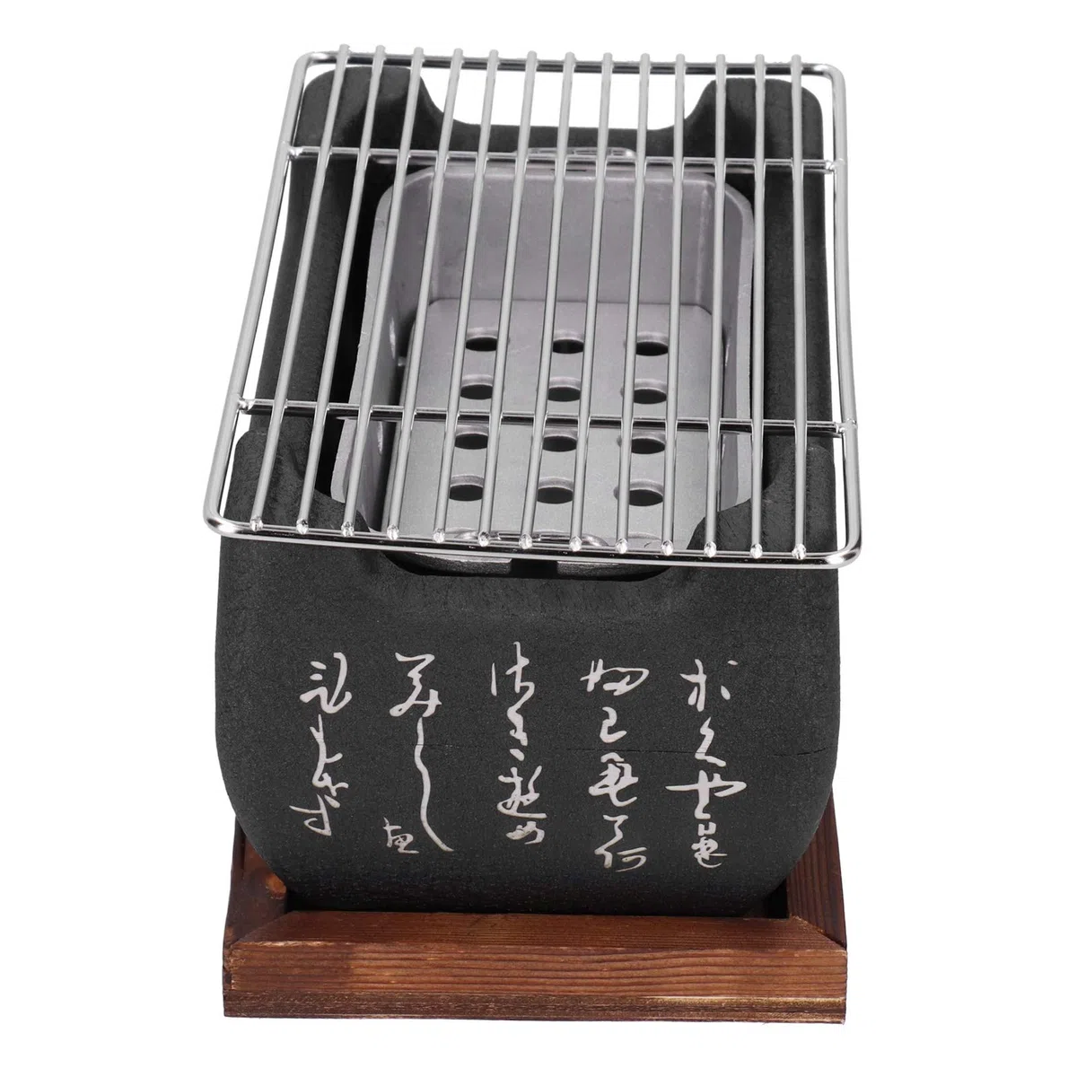 Akozon Griglia per Barbecue Giapponese Mini Accessori per Fornelli per Barbecue in Lega di Alluminio per Uso Domestico in Lega di Alluminio