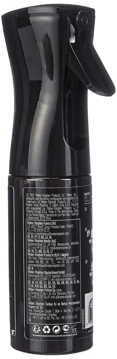 Weber 17685 Olio antiaderente per griglie & 17889 Spray Protettivo per ghisa, Nero