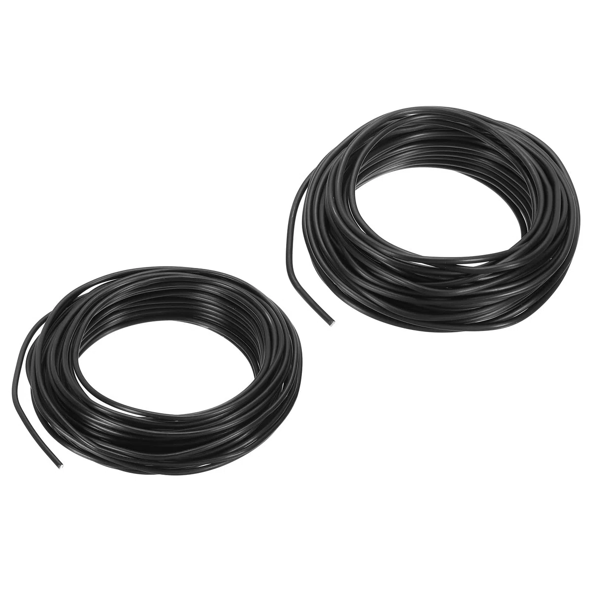PATIKIL Filo di Allenamento per Bonsai, 2,5mm /3mm Steli di Filo Floreale Filo Albero in Alluminio Anodizzato 32,8 Piedi per Fissaggio Rami Giardinaggio 2 Rotoli, Nero