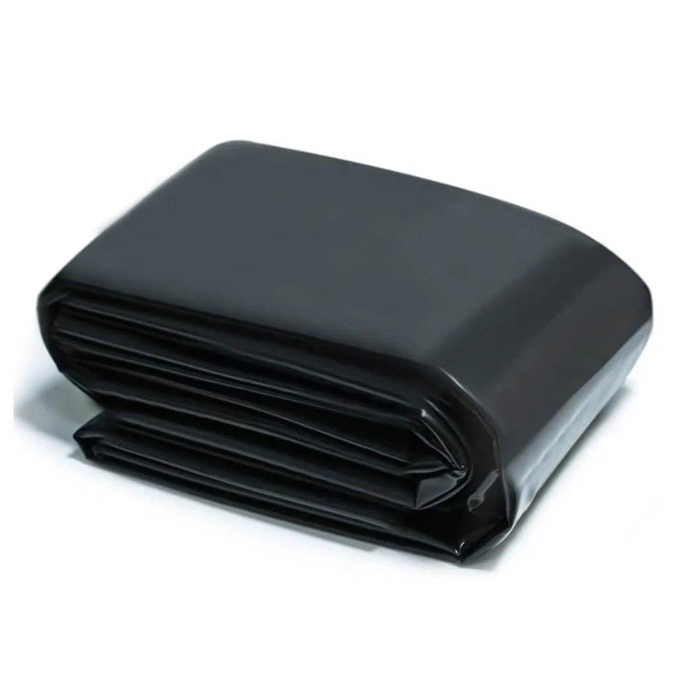 Rivestimento spesso 0,2 mm in PE nero per stagni di pesci e acqua. Caratteristiche: dimensioni: 3 x 4 m, 3 x 4,6 m, 4 x 4 m, impermeabile, per uso esterno, facile da installare
