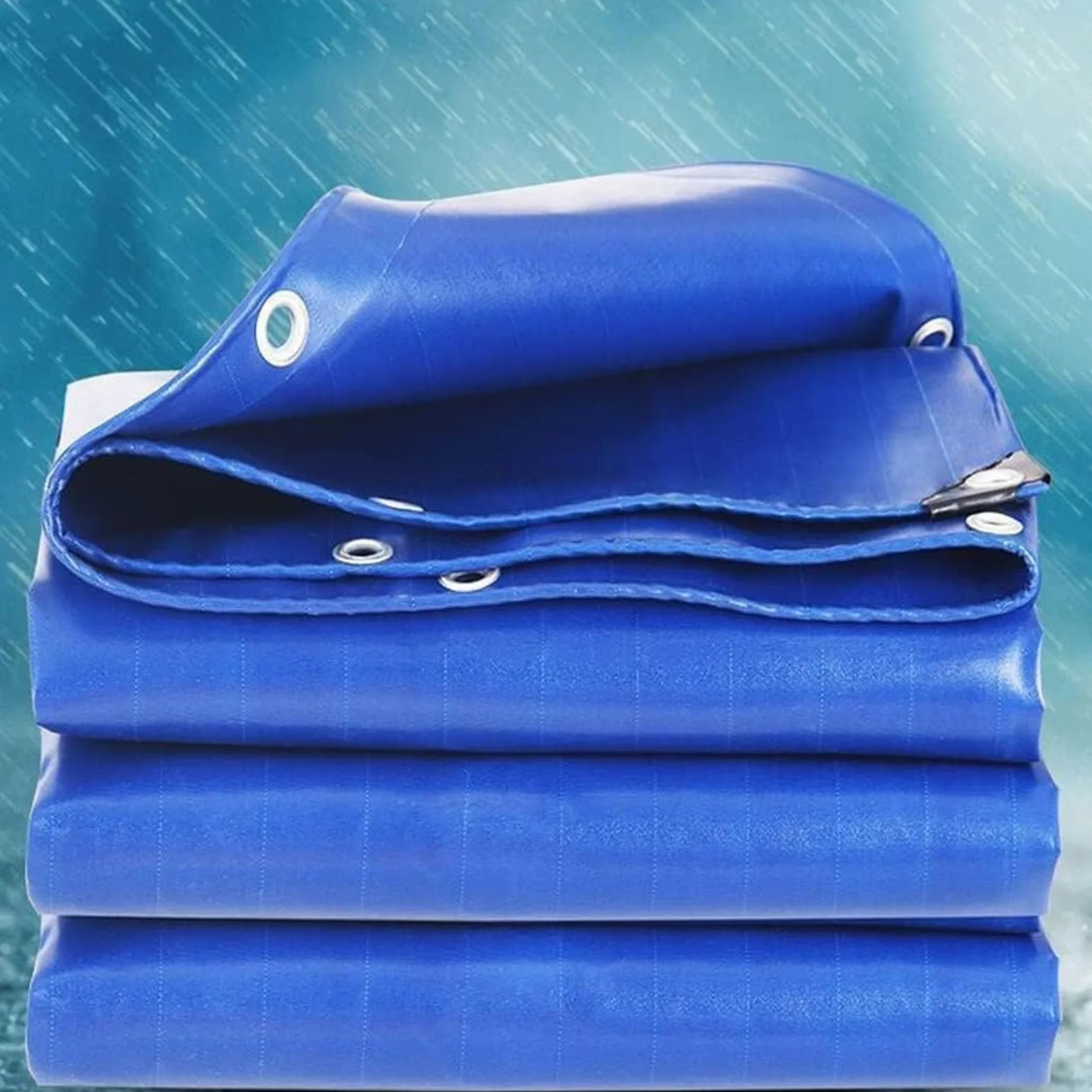 Liner per Laghetto Multifunzione Pieghevole Piscina dell'acquario con Valvola di Scarico Durevole Resistente alle Forature Piscina in Tela PVC per Stagni da Giardino