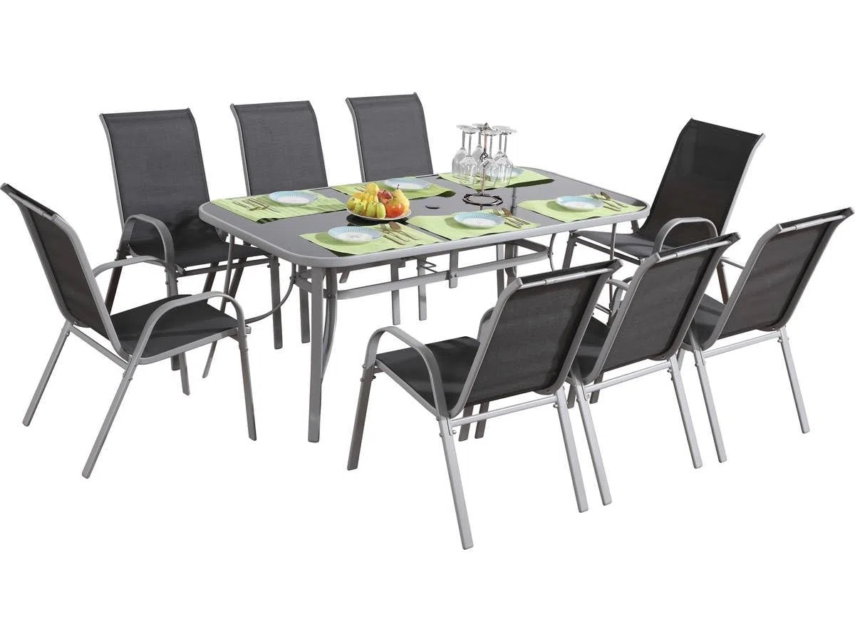 Mobili da giardino "Cordoba XL 180" - Phoenix - Grigio scuro