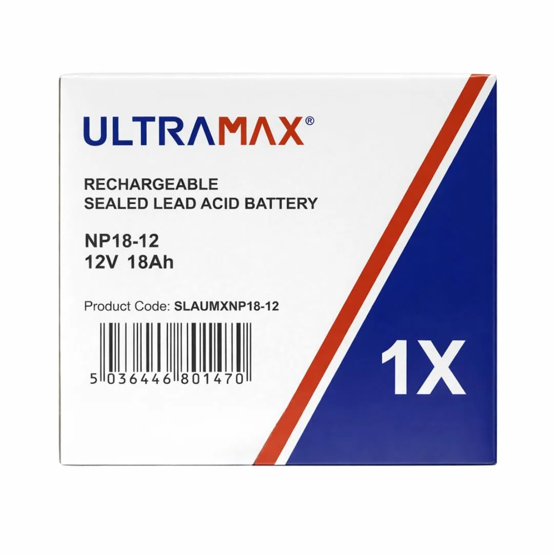 Batteria di ricambio per tosaerba Ultramax AGM/GEL 12V 18Ah (sostituisce 17AH 19AH 20AH 21AH 22AH)