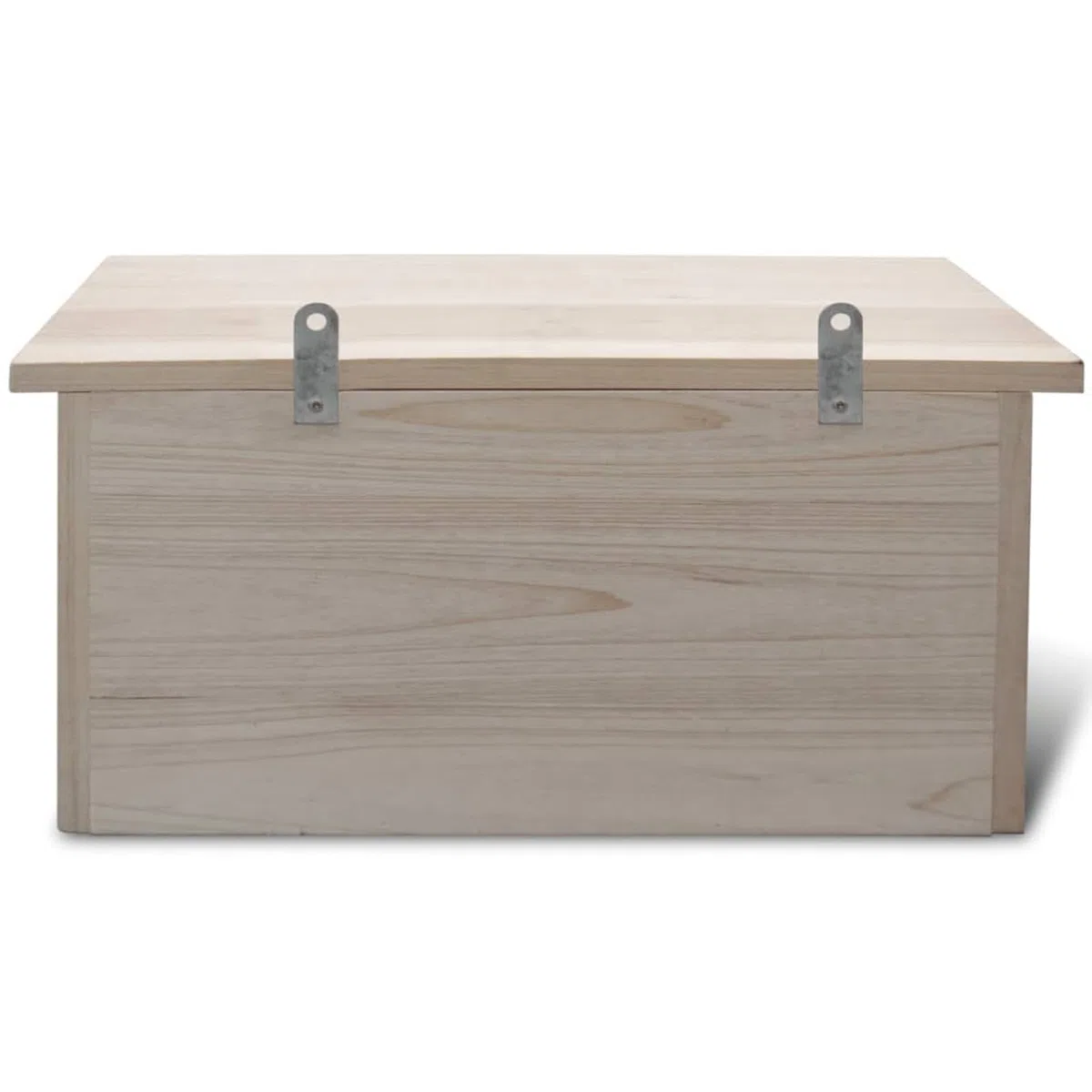 Casetta Nido per Uccelli in Legno Massello, 3 Camere con Porte Rimovibili, Dimensioni 44x15.5x21.5 cm, Adatta per Passerotti, Consegna Include 2 Pezzi