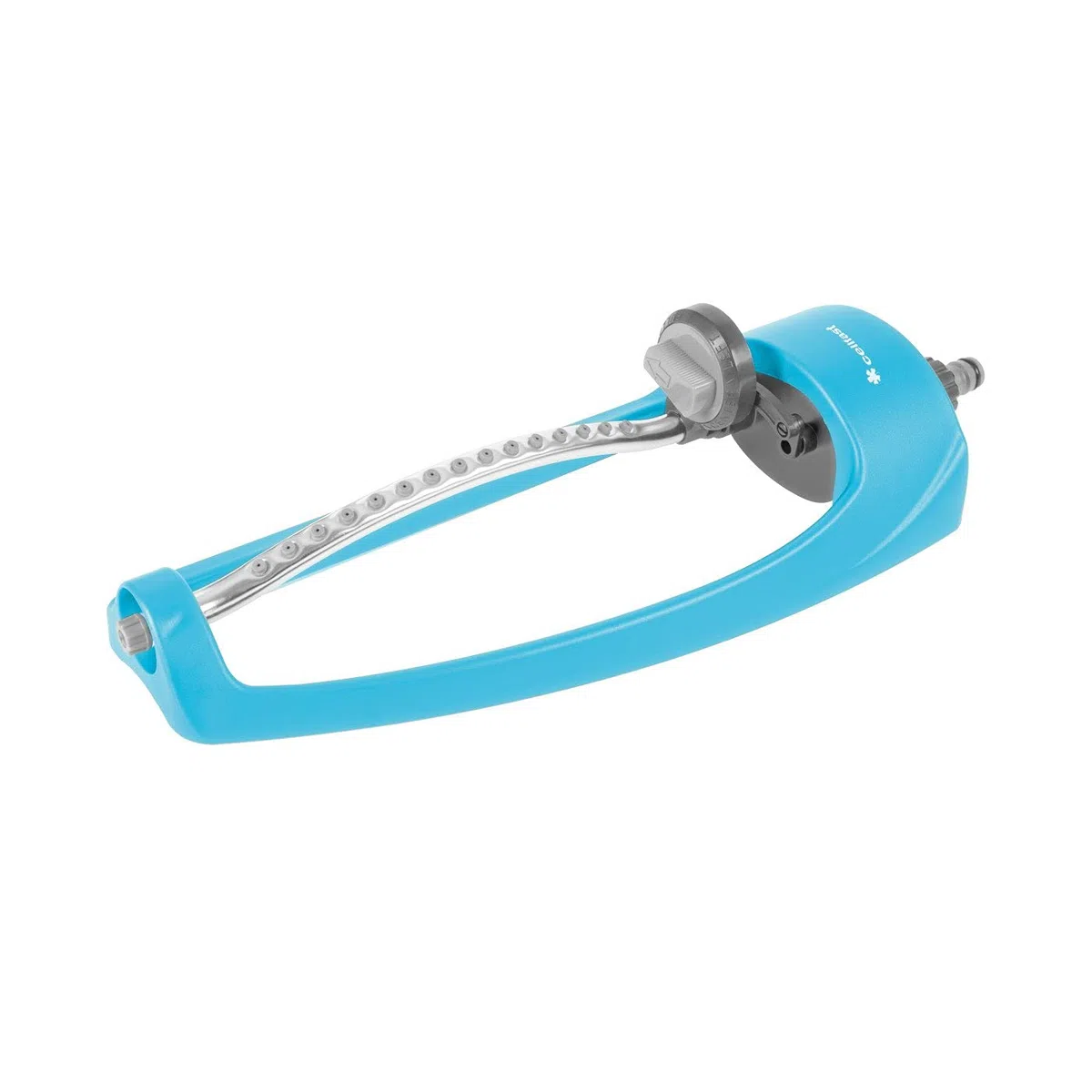 CELLFAST Irrigatore da Giardino Oscillante Per L’Irrigazione Con Flusso D'Acqua Controllabile Per Prato Fiori Piante 15 Ugelli Regolazione Continua Swing cellPRO