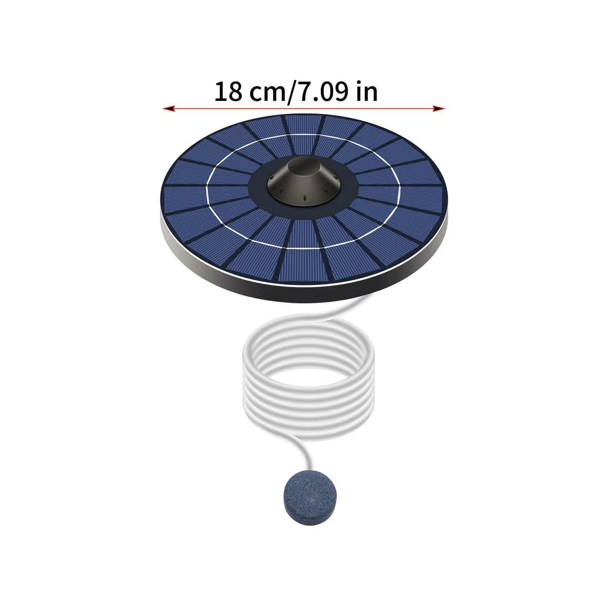 Ossigenatore d'acqua fotovoltaico - 1 unità unitaria ad alta resistenza Sezione durevole Apparecchiatura Componente Materiale Blocco Componente Dispositivo Hardware Pezzo Accessorio Kit Gear Machine