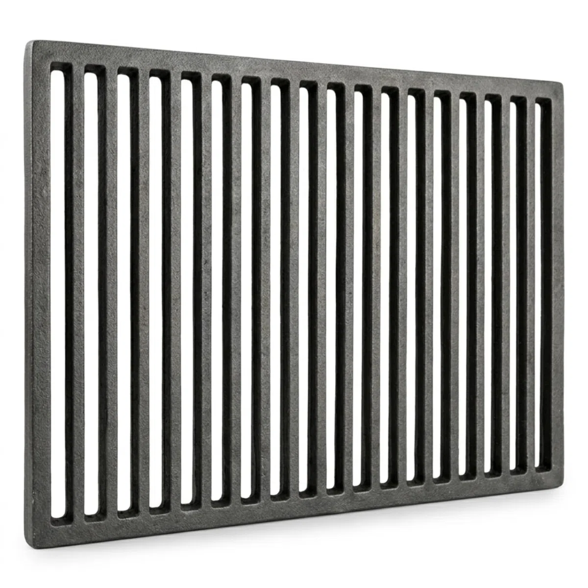 45 x 30 x 2 cm - Griglia in ghisa per raccolta cenere e barbecue | Dimensioni | Ottimizza tiraggio camino e stufa | Resistente alte temperature