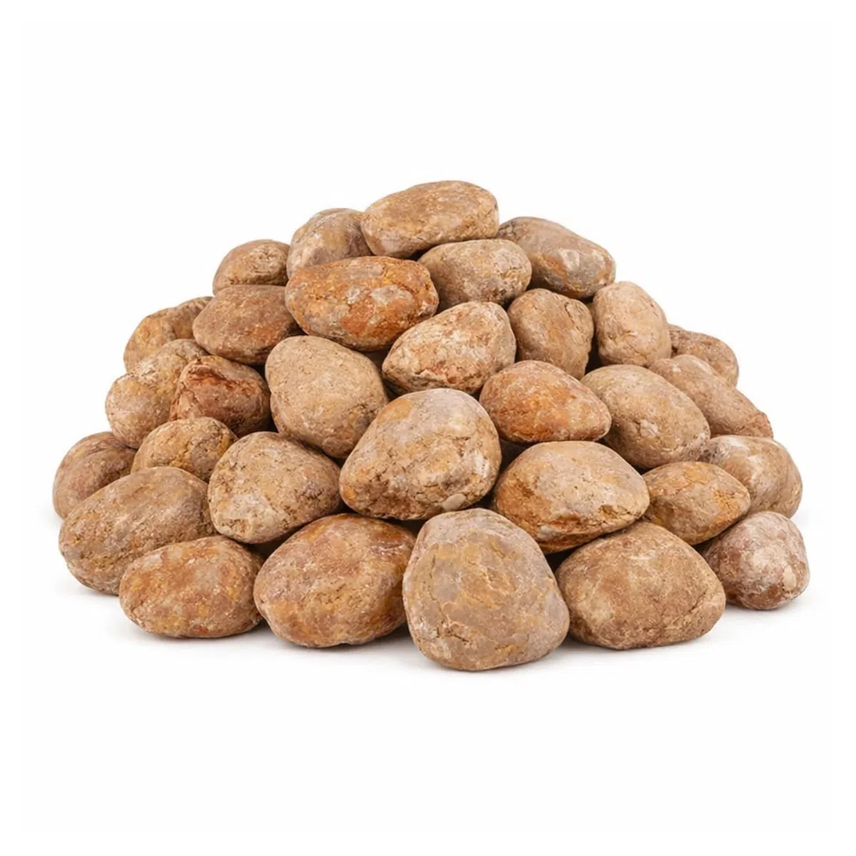 VIRSUS Ciottoli Marmo Rosso Verona, Sacca da 25kg, Sassi con Angoli arrotondati per Decorazione Ornamento Giardino, Pietre Naturali per Vaso Fiori, Acquario, Diametro 15-25 mm